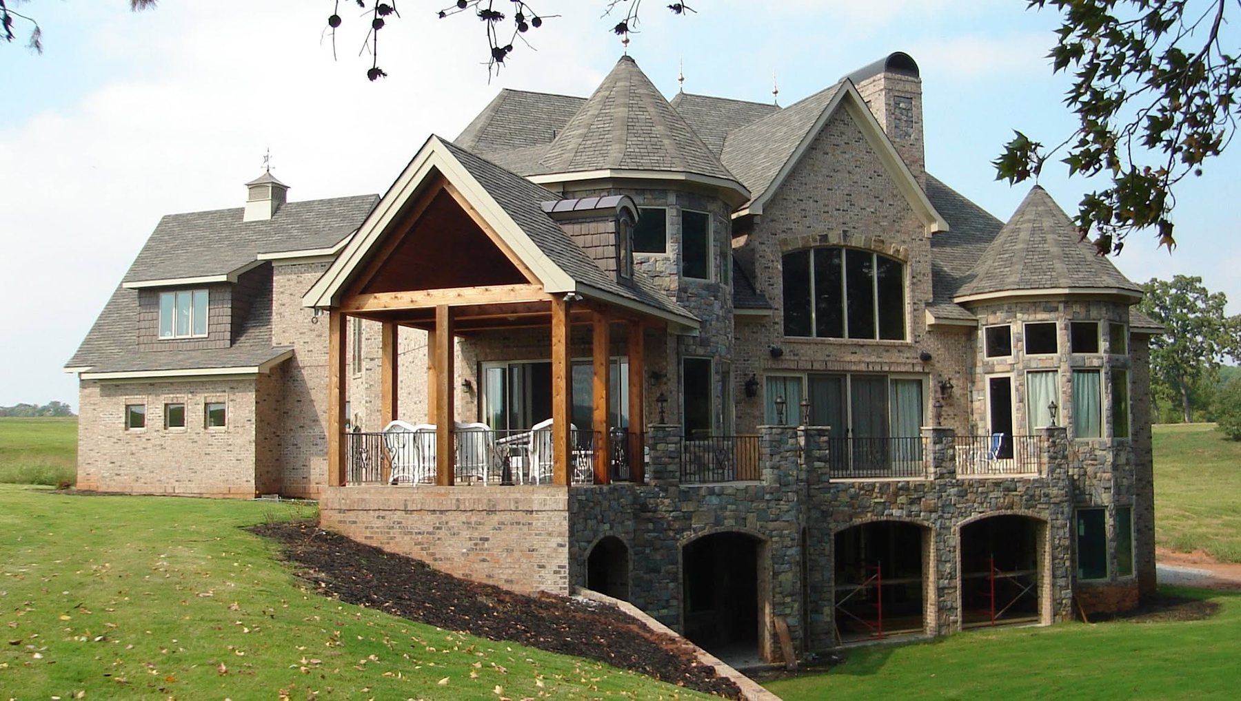 Completed custom home