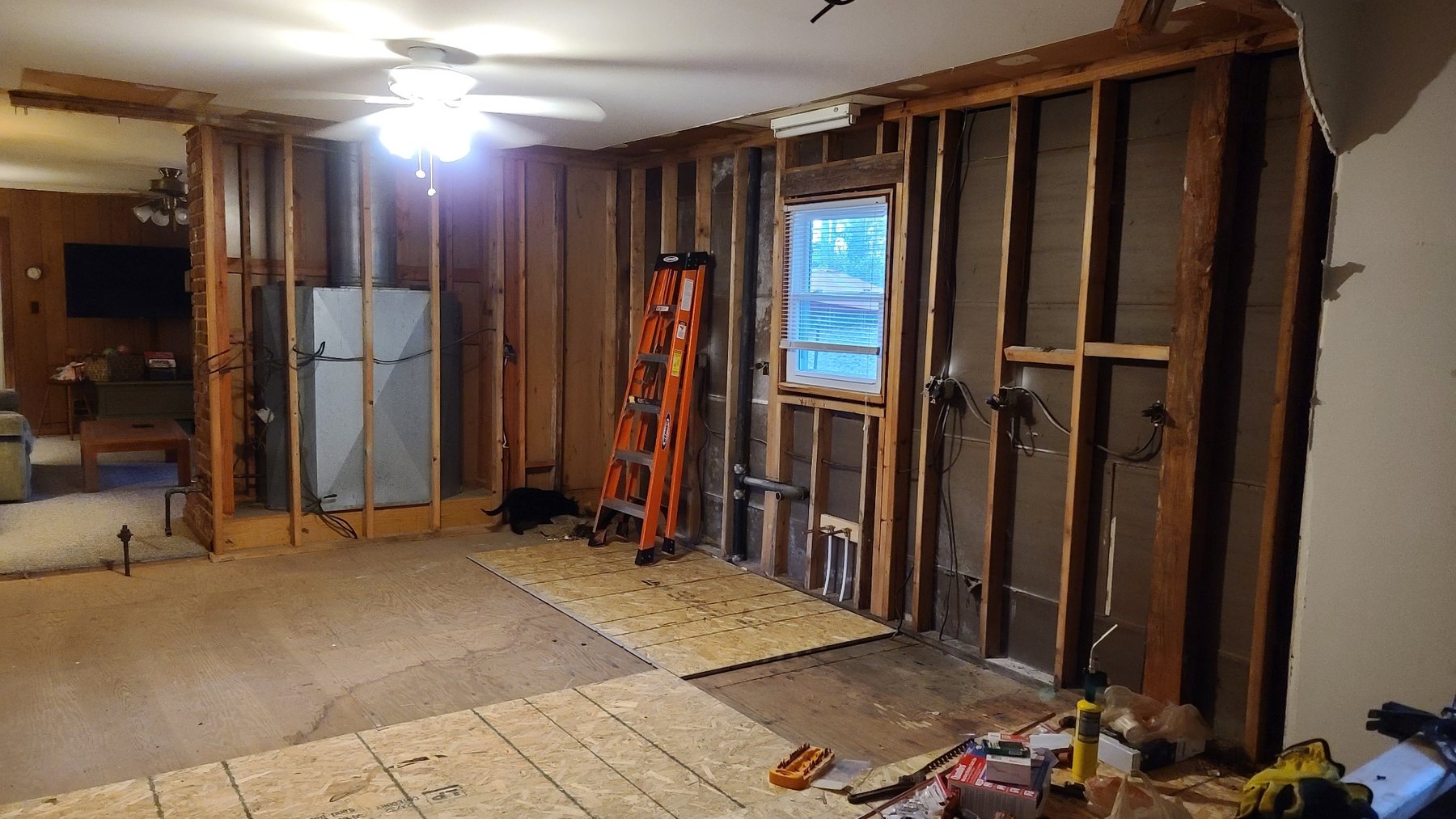 Kitchen rebuild in progress