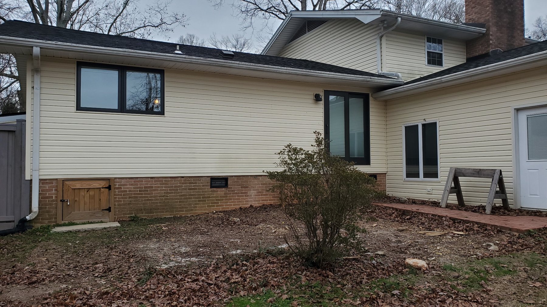 Existing rear elevation