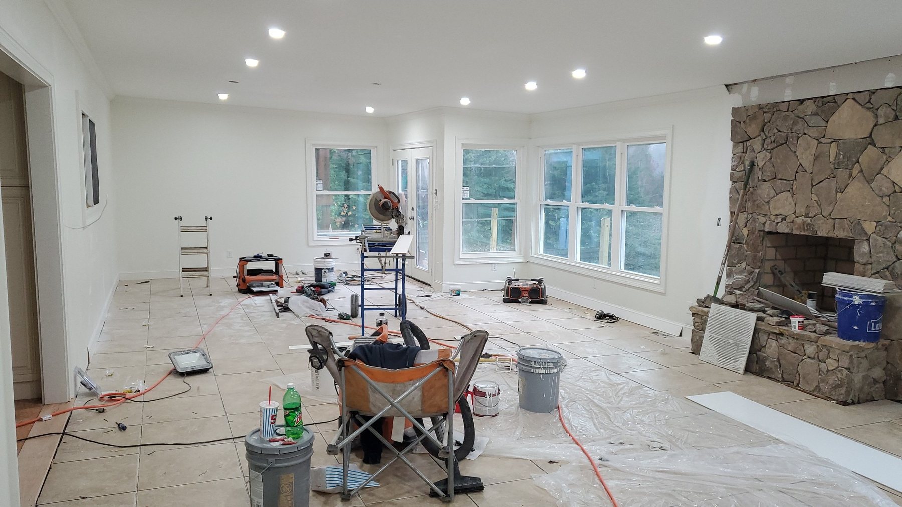 Interior remodel progress