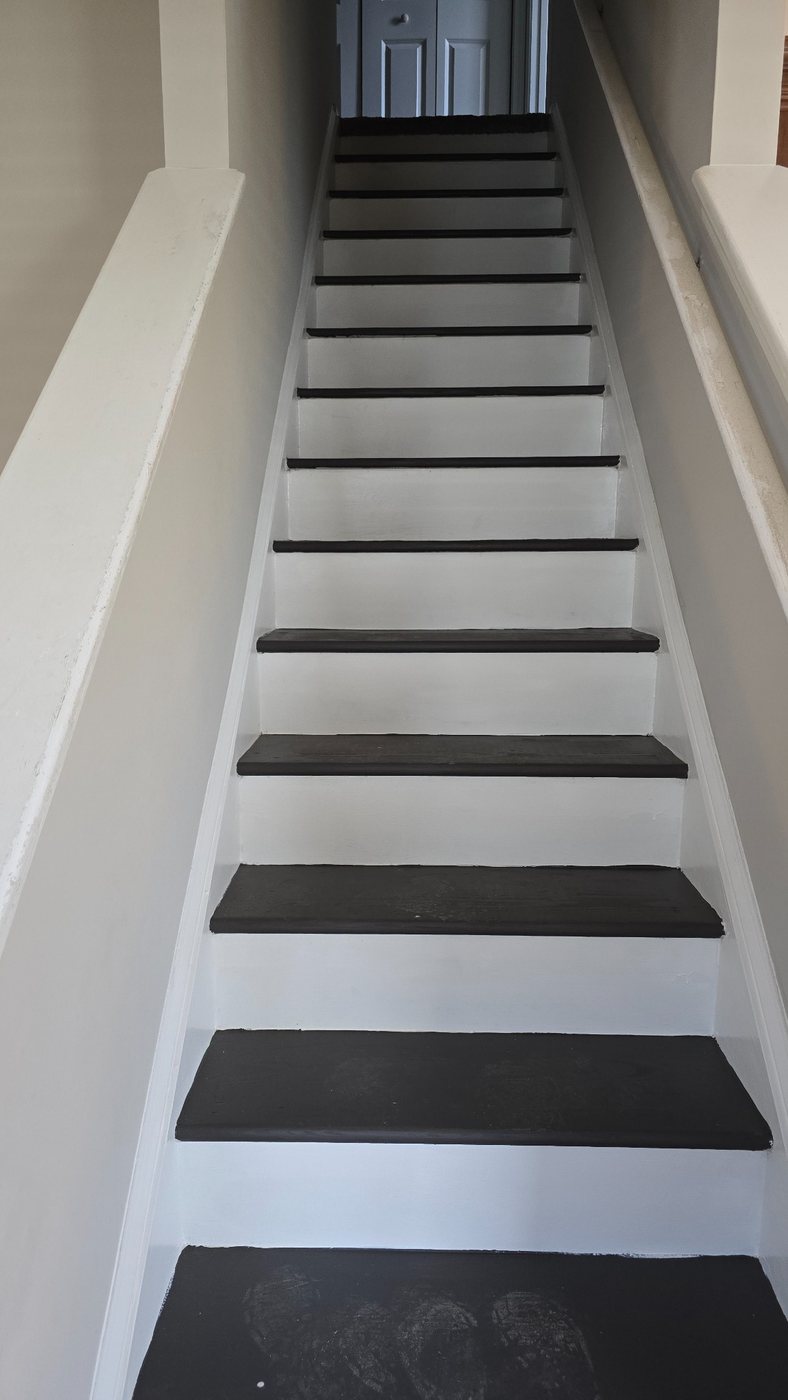 Refinished stairs